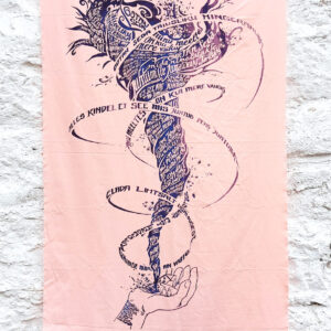 UUS ! Seinavimpel: Steineri usalduse palve S2. 58cm x 106cm