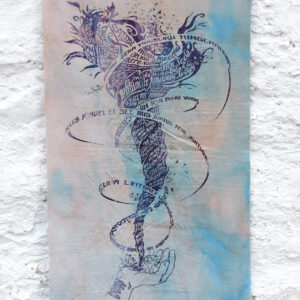 UUS ! Seinavimpel: Steineri usalduse palve S12. 57cm x 112cm